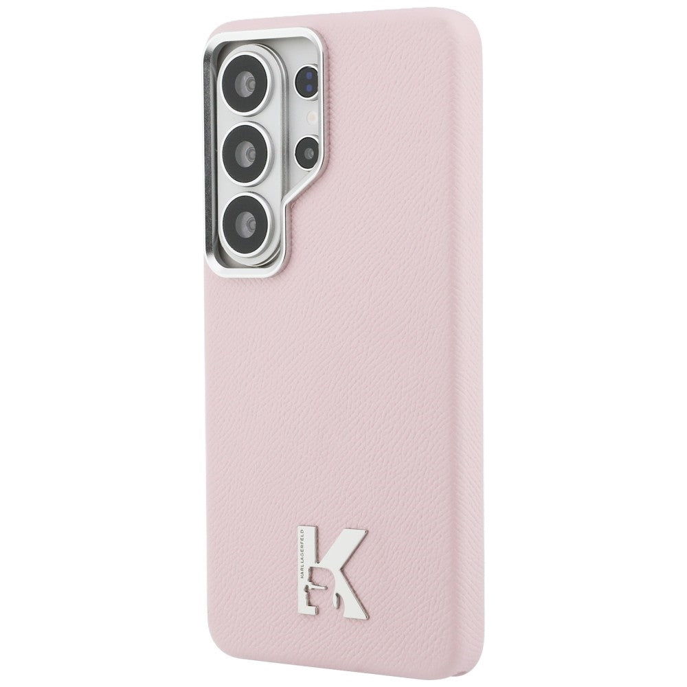 Karl Lagerfeld K Metal Logo MagSafe dėklas skirtas Samsung Galaxy S26 Ultra - rožinė