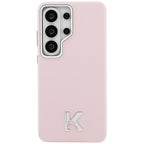 Karl Lagerfeld K Metal Logo MagSafe dėklas skirtas Samsung Galaxy S26 Ultra - rožinė