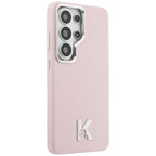 Karl Lagerfeld K Metal Logo MagSafe dėklas skirtas Samsung Galaxy S26 Ultra - rožinė