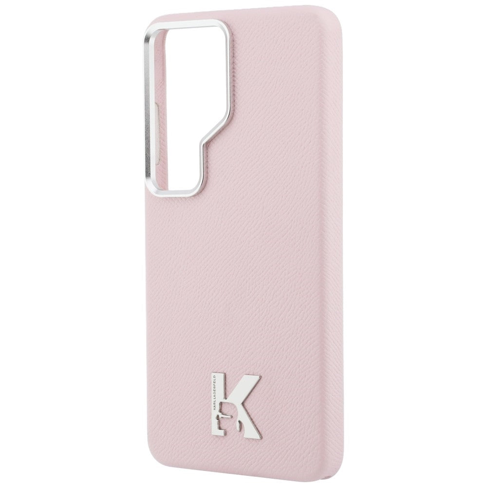 Karl Lagerfeld K Metal Logo MagSafe dėklas skirtas Samsung Galaxy S26 Ultra - rožinė