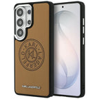 Karl Lagerfeld Perforated KL MagSafe dėklas skirtas Samsung Galaxy S26 Ultra - ruda