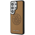Karl Lagerfeld Perforated KL MagSafe dėklas skirtas Samsung Galaxy S26 Ultra - ruda