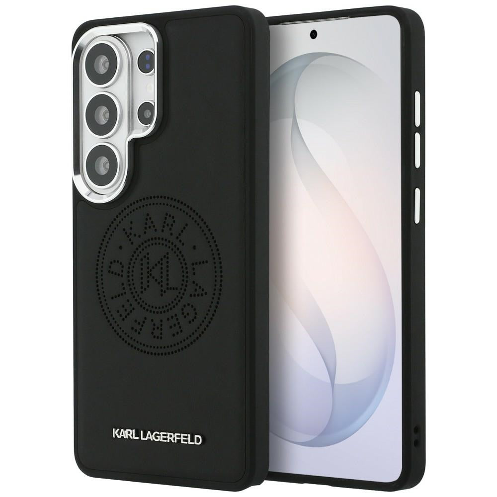 Karl Lagerfeld Perforated KL MagSafe dėklas skirtas Samsung Galaxy S26 Ultra - juoda