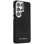 Karl Lagerfeld Perforated KL MagSafe dėklas skirtas Samsung Galaxy S26 Ultra - juoda