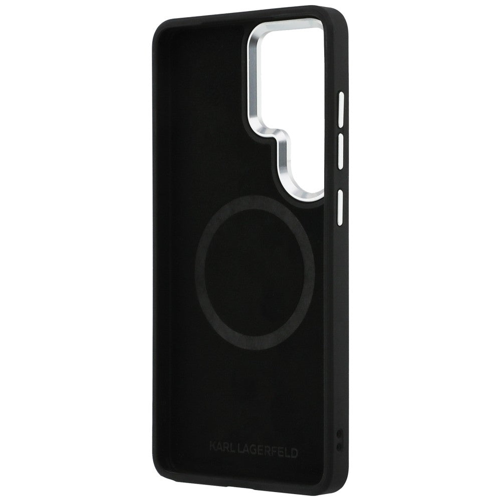 Karl Lagerfeld Perforated KL MagSafe dėklas skirtas Samsung Galaxy S26 Ultra - juoda