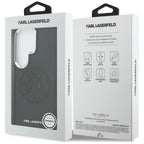 Karl Lagerfeld Perforated KL MagSafe dėklas skirtas Samsung Galaxy S26 Ultra - juoda