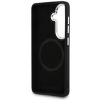 Karl Lagerfeld Perforated KL MagSafe dėklas skirtas Samsung Galaxy S26+ - ruda