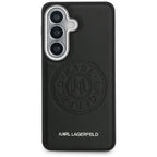 Karl Lagerfeld Perforated KL MagSafe dėklas skirtas Samsung Galaxy S26+ - juoda