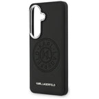 Karl Lagerfeld Perforated KL MagSafe dėklas skirtas Samsung Galaxy S26+ - juoda