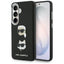 Karl Lagerfeld Saffiano Double Heads Metal dėklas skirtas Samsung Galaxy S26 - juoda