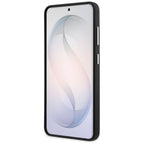 Karl Lagerfeld Saffiano Double Heads Metal dėklas skirtas Samsung Galaxy S26 - juoda