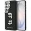 Karl Lagerfeld Saffiano Double Heads Metal dėklas skirtas Samsung Galaxy S26 Ultra - juoda