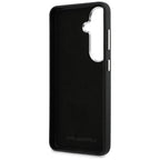 Karl Lagerfeld Saffiano Double Heads Metal dėklas skirtas Samsung Galaxy S26+ - juoda