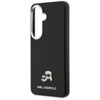 Dėklas Karl Lagerfeld Saffiano KC Metal Logo MagSafe skirtas Samsung Galaxy S26 - juodas -- Samsung Galaxy S26