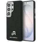 Dėklas Karl Lagerfeld Saffiano KC Metal Logo MagSafe skirtas Samsung Galaxy S26 Ultra - juodas -- Samsung Galaxy S26 Ultra