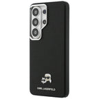 Dėklas Karl Lagerfeld Saffiano KC Metal Logo MagSafe skirtas Samsung Galaxy S26 Ultra - juodas -- Samsung Galaxy S26 Ultra