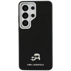Dėklas Karl Lagerfeld Saffiano KC Metal Logo MagSafe skirtas Samsung Galaxy S26 Ultra - juodas -- Samsung Galaxy S26 Ultra