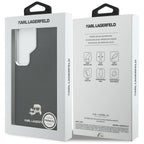 Dėklas Karl Lagerfeld Saffiano KC Metal Logo MagSafe skirtas Samsung Galaxy S26 Ultra - juodas -- Samsung Galaxy S26 Ultra