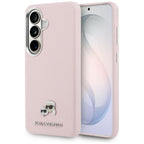 Karl Lagerfeld Saffiano KC Metal Logo MagSafe dėklas skirtas Samsung Galaxy S26+ - rožinė