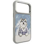 Nimmy Gentle Pets Series Dog MagSafe dėklas skirtas iPhone 17 Pro - pilka