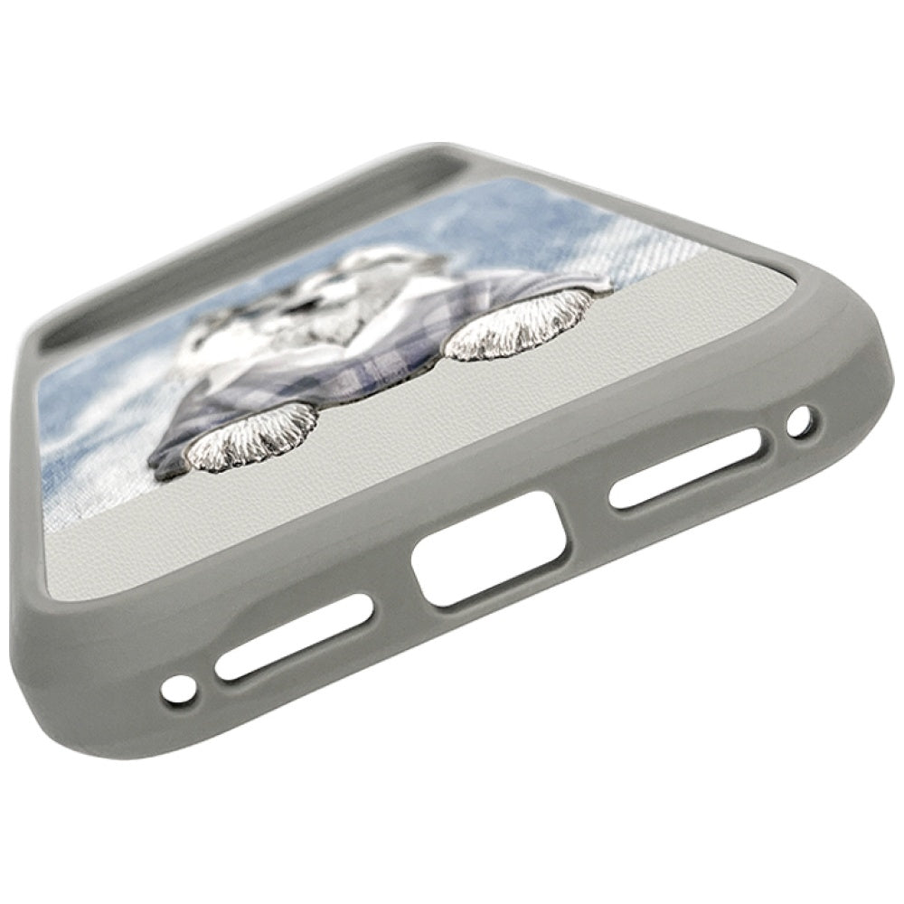 Nimmy Gentle Pets Series Dog MagSafe dėklas skirtas iPhone 17 Pro - pilka