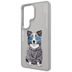 Nimmy Glasses Cool Dog dėklas Samsung Galaxy S26 Ultra - Pilka -- Samsung Galaxy S26 Ultra