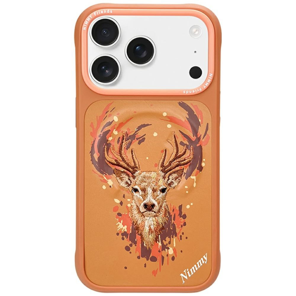 Nimmy Jeleń MagSafe dėklas skirtas iPhone 17 Pro Max - oranžinė