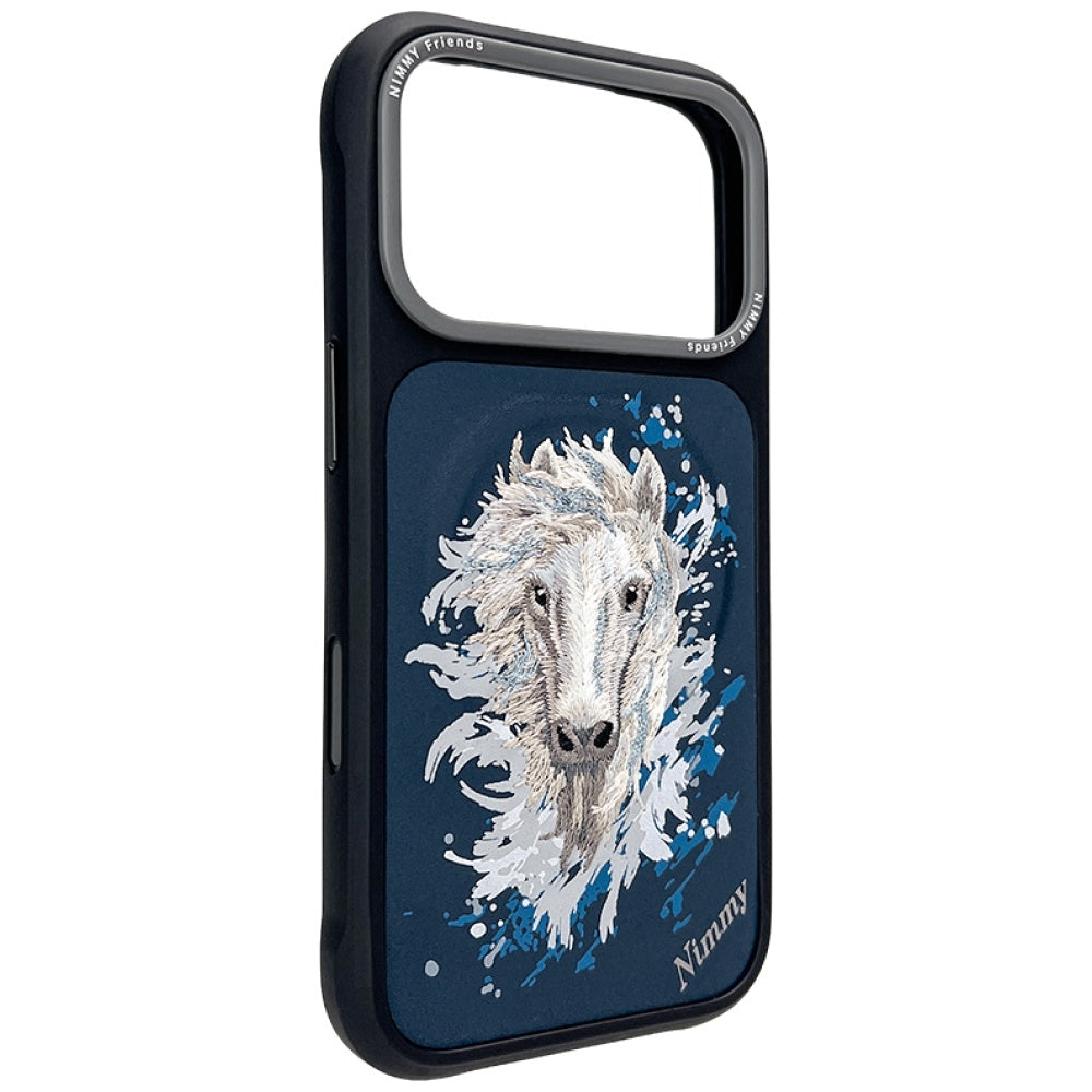 Nimmy Koń MagSafe dėklas skirtas iPhone 17 Pro - tamsiai mėlyna