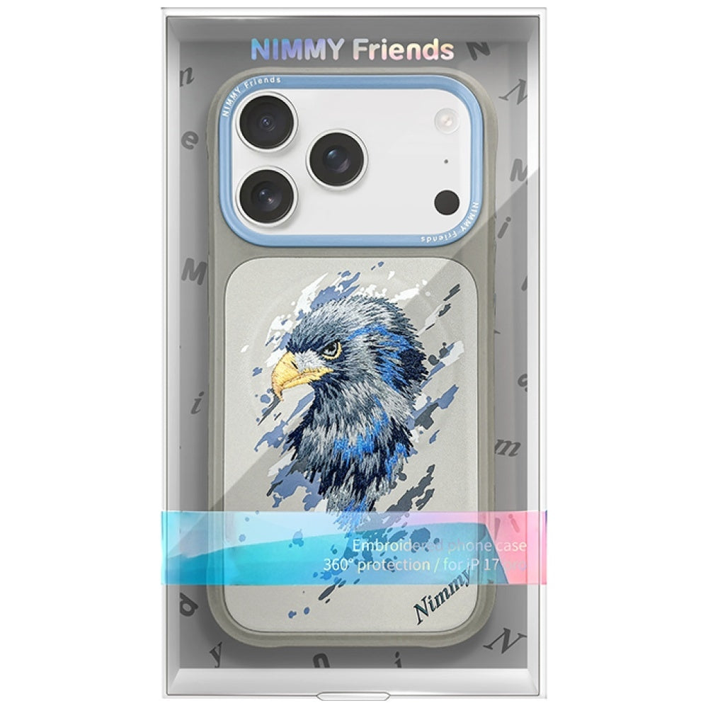 Nimmy Eagle MagSafe dėklas skirtas iPhone 17 Pro Max - pilka