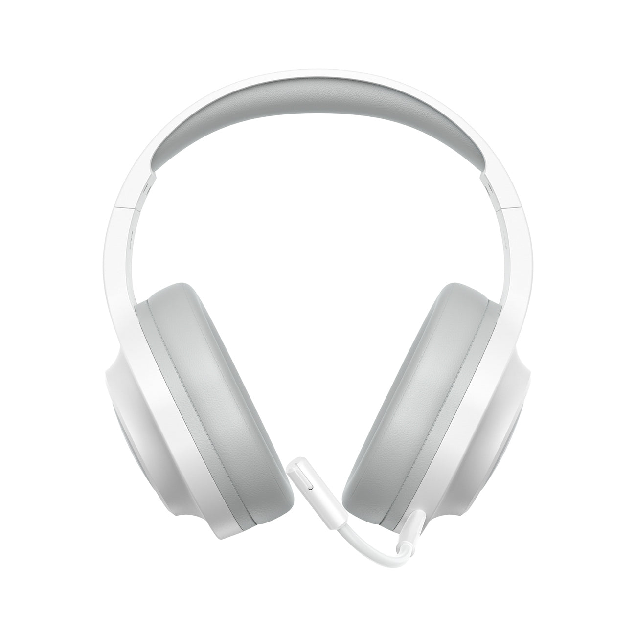 QCY Heroad V200 trijų režimų žaidimų ausinės su 7.1 garsu, 240 val. baterija ir nuimamu mikrofonu – baltos -- Headphones