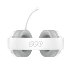 QCY Heroad V200 trijų režimų žaidimų ausinės su 7.1 garsu, 240 val. baterija ir nuimamu mikrofonu – baltos -- Headphones