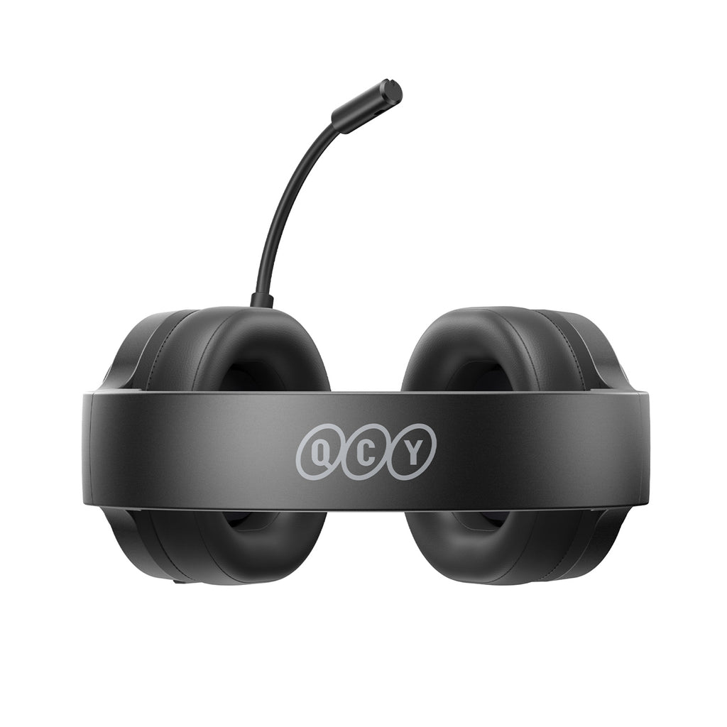 QCY Heroad V200 trijų režimų žaidimų ausinės su 7.1 garsu, 240 val. baterija ir nuimamu mikrofonu – juodos -- Headphones