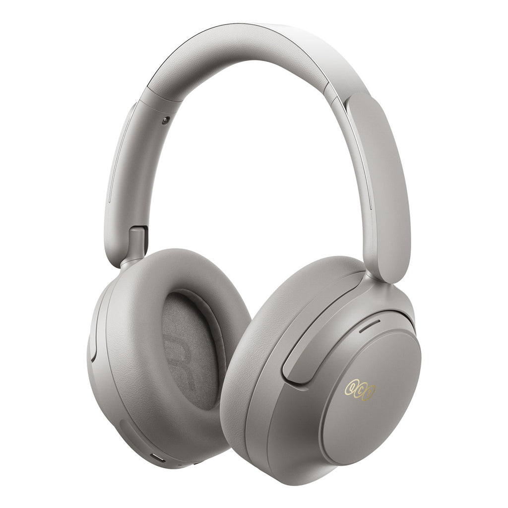 QCY H3S belaidės ant ausų ausinės su LDAC ir ANC triukšmo slopinimu – pilka -- Headphones