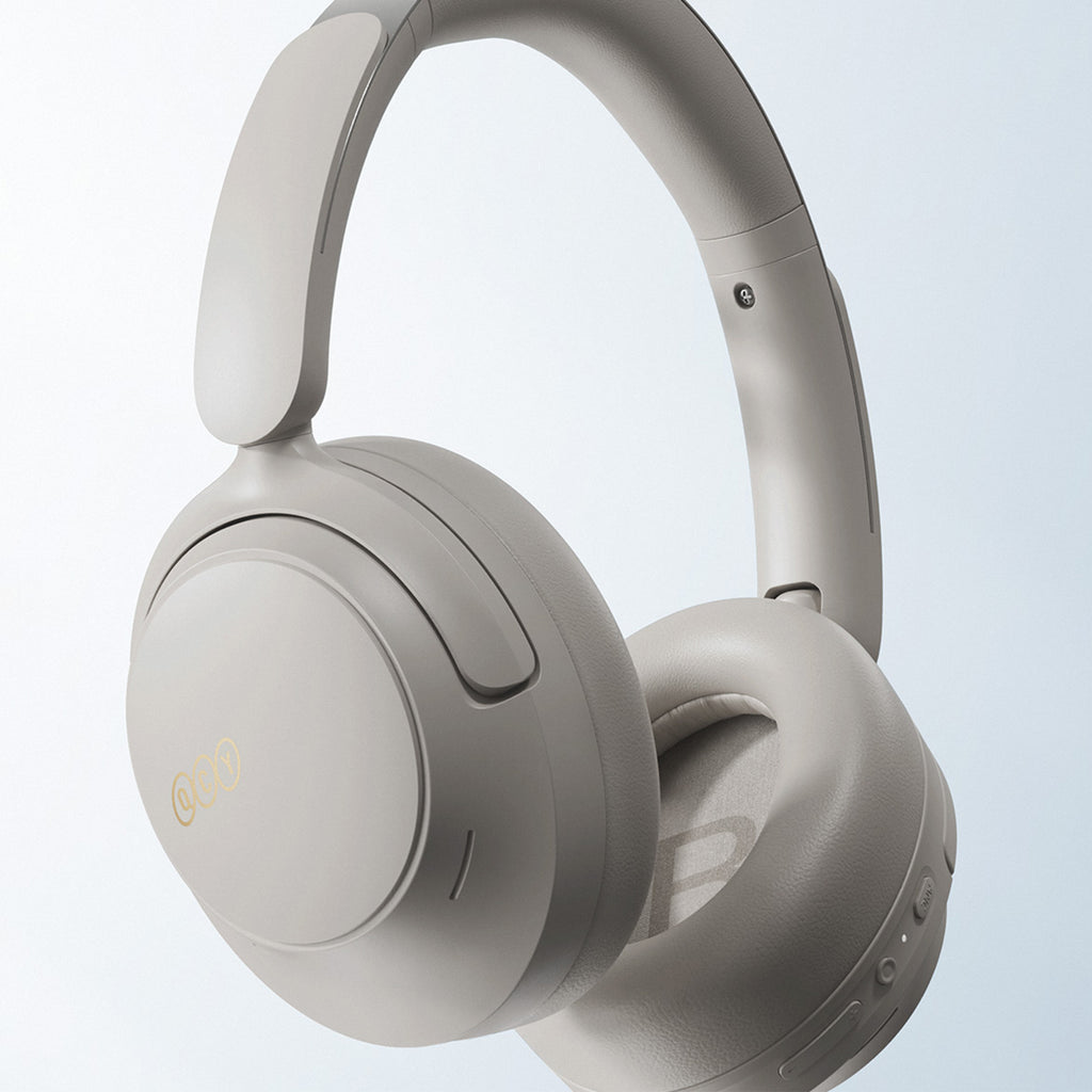 QCY H3S belaidės ant ausų ausinės su LDAC ir ANC triukšmo slopinimu – pilka -- Headphones