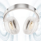 QCY H3S belaidės ant ausų ausinės su LDAC ir ANC triukšmo slopinimu – balta -- Headphones