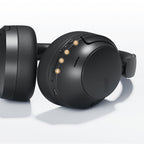 QCY H3S belaidės ant ausų ausinės su LDAC ir ANC triukšmo slopinimu – juoda -- Headphones