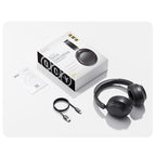 QCY H3S belaidės ant ausų ausinės su LDAC ir ANC triukšmo slopinimu – juoda -- Headphones