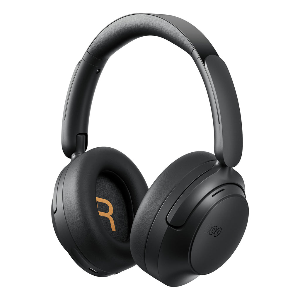 QCY H3S belaidės ant ausų ausinės su LDAC ir ANC triukšmo slopinimu – juoda -- Headphones