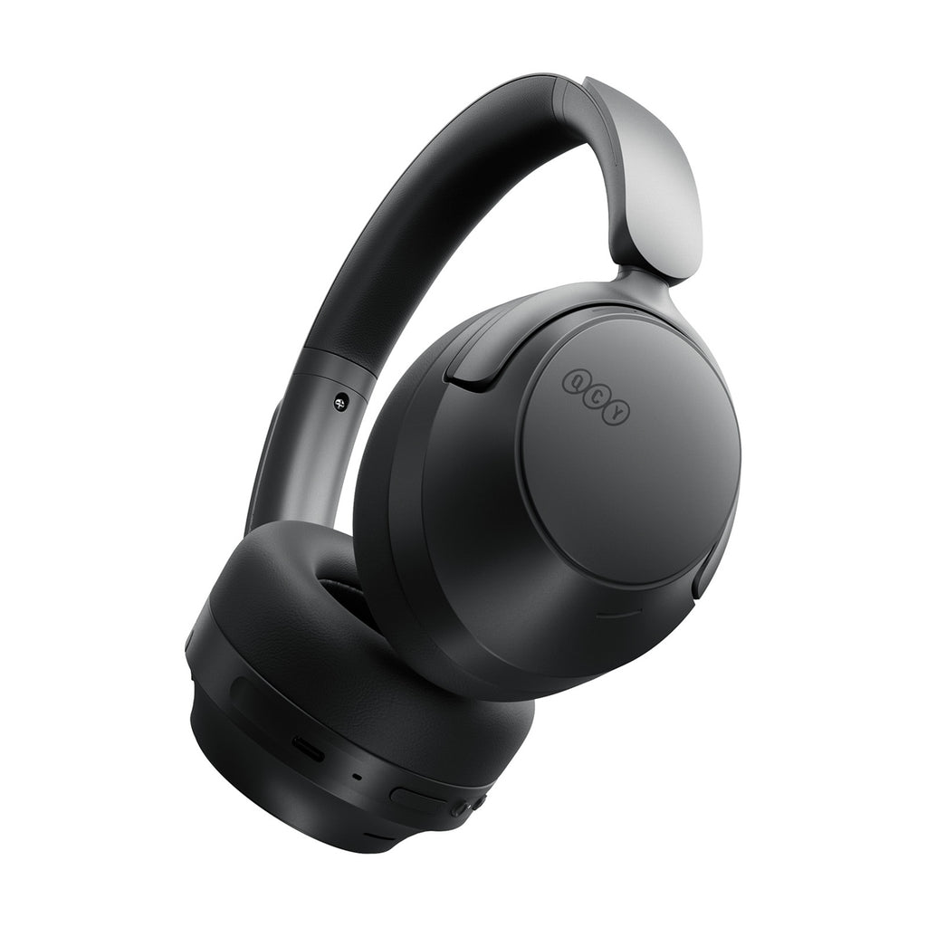 QCY H3S belaidės ant ausų ausinės su LDAC ir ANC triukšmo slopinimu – juoda -- Headphones