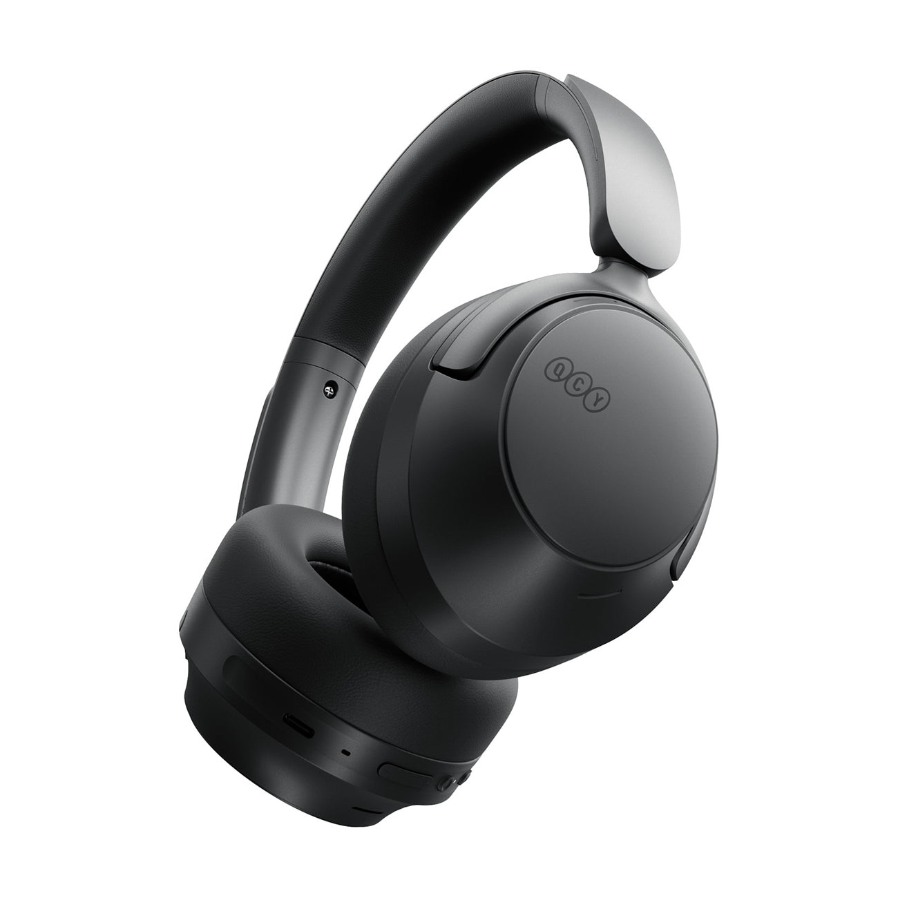 QCY H3S belaidės ant ausų ausinės su LDAC ir ANC triukšmo slopinimu – juoda -- Headphones