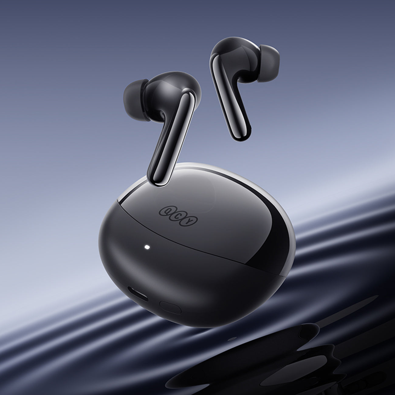 QCY MeloBuds N60 belaidiai į ausis dedami ausinukai su LDAC ir ANC triukšmo slopinimu – juoda -- Headphones
