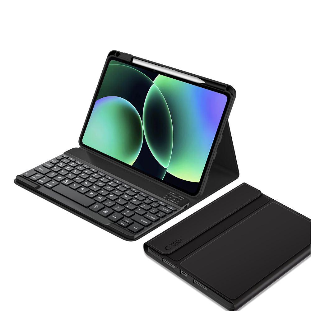Tech-Protect SC Pen + klaviatūra dėklas skirtas Xiaomi Pad 11.2" 7 / 7 Pro / 8 / 8 Pro - juoda -- Xiaomi Pad 11.2