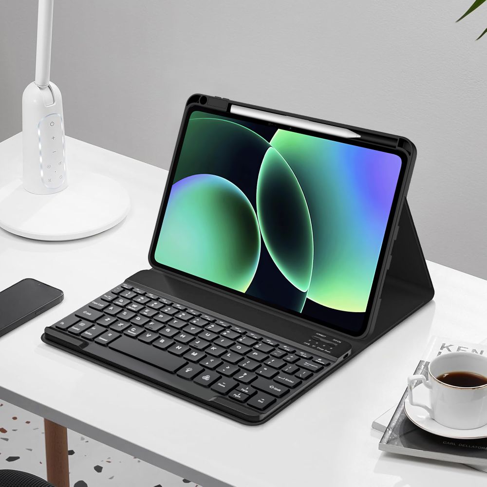 Tech-Protect SC Pen + klaviatūra dėklas skirtas Xiaomi Pad 11.2" 7 / 7 Pro / 8 / 8 Pro - juoda -- Xiaomi Pad 11.2