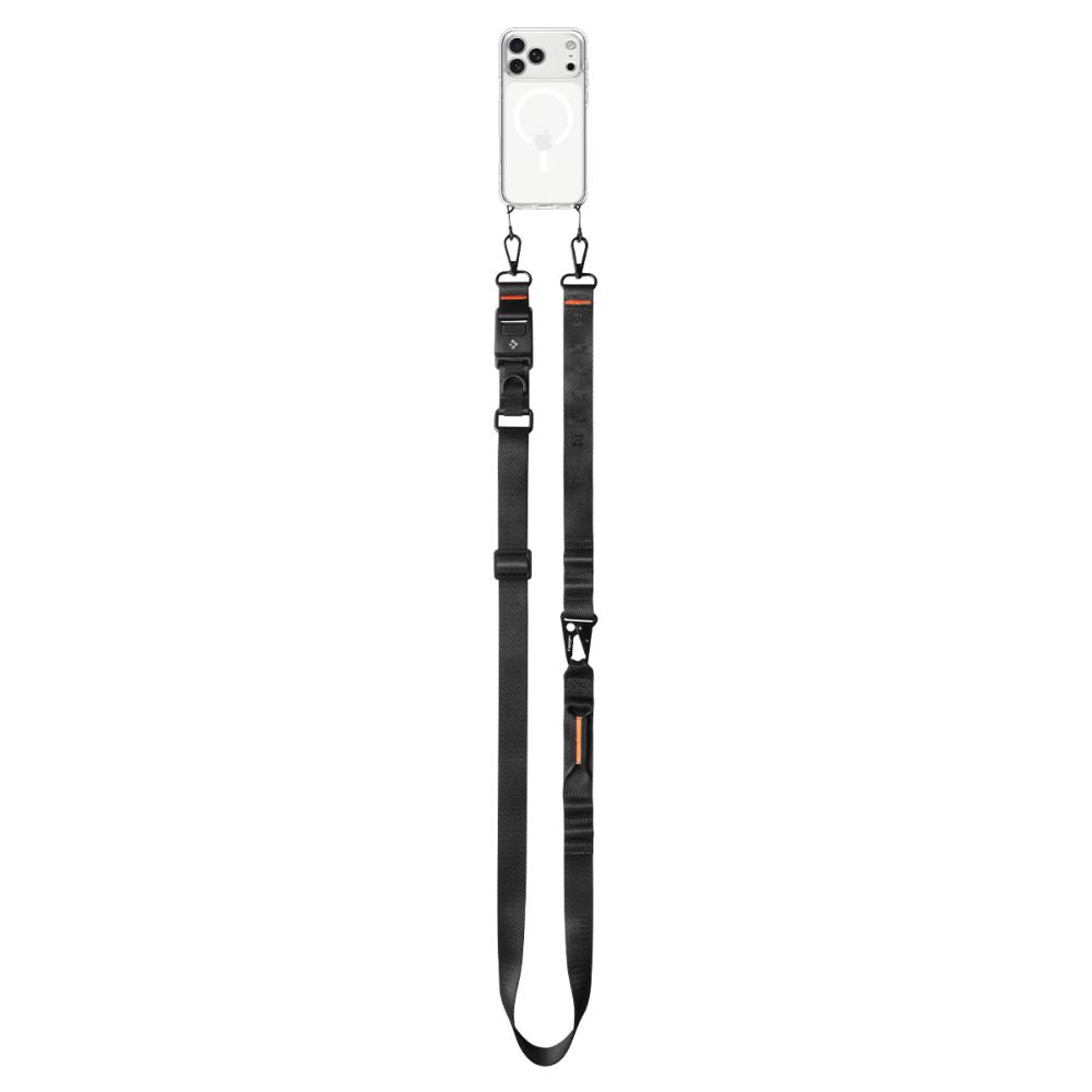 Spigen DA30M Stap Crossbody telefono dirželis - juodas