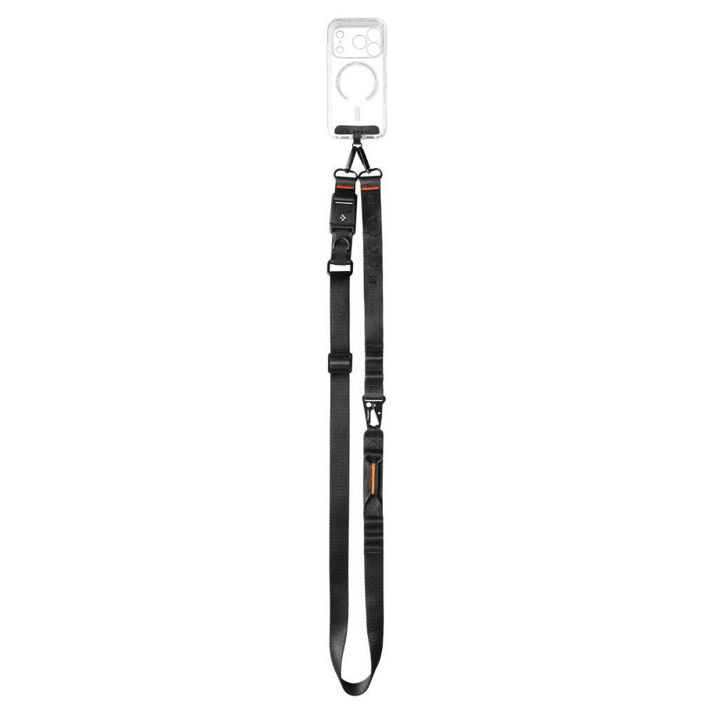 Spigen DA30M Stap Crossbody telefono dirželis - juodas