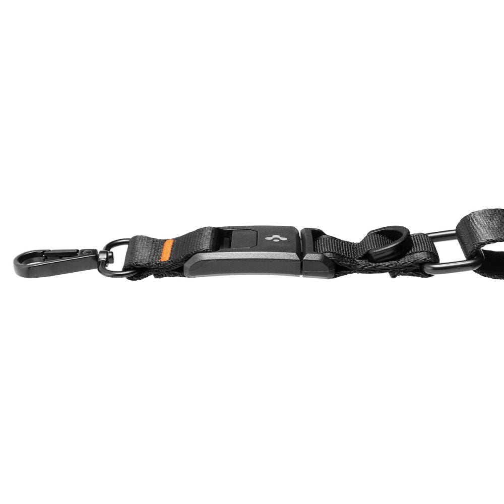 Spigen DA30M Stap Crossbody telefono dirželis - juodas