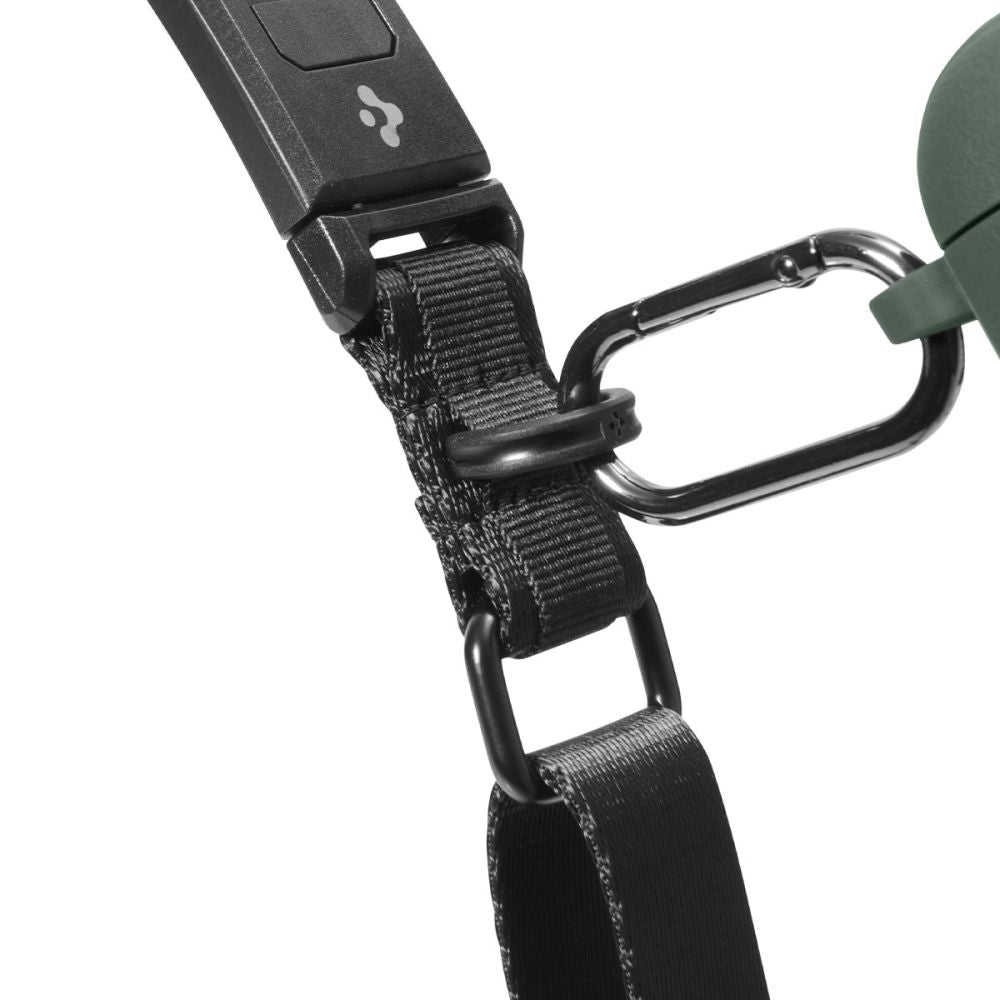 Spigen DA30M Stap Crossbody telefono dirželis - juodas