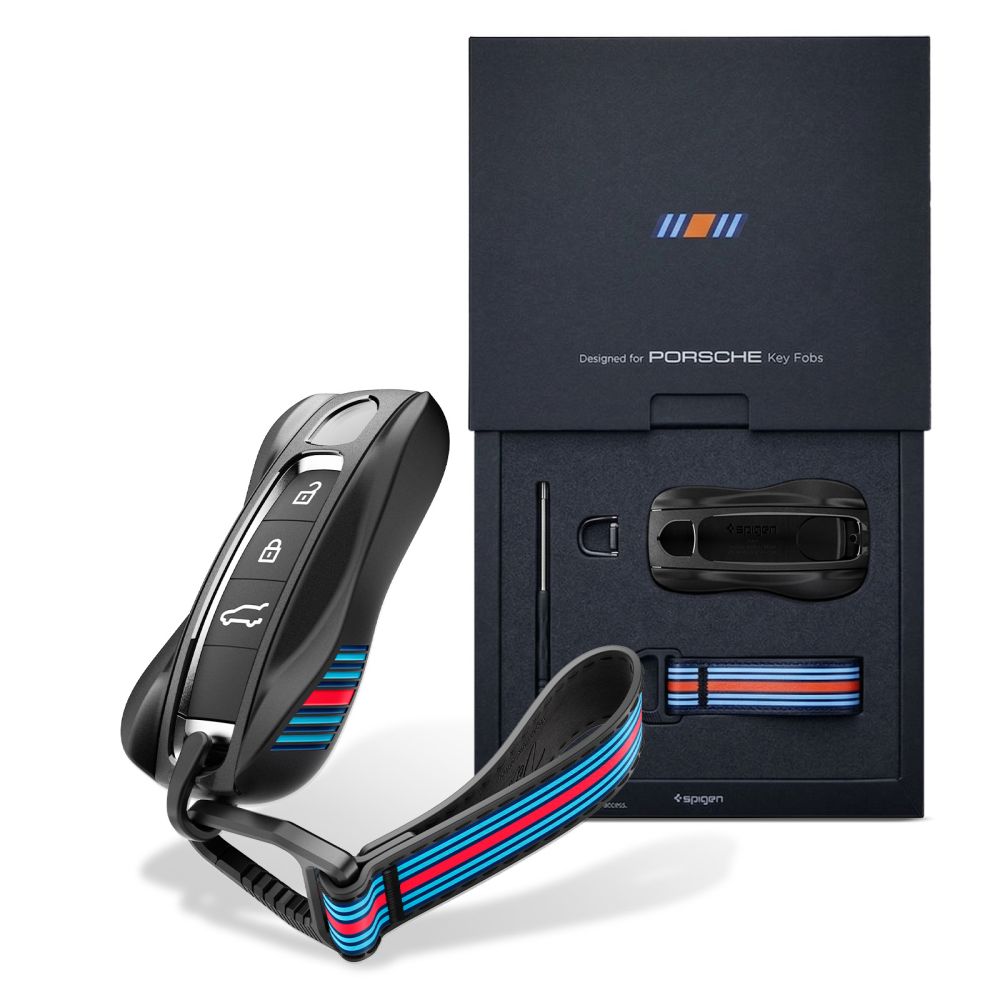 Spigen Porsche Key Fob dėklas PK100 automobilio raktams - juoda -- Cell phone cases and covers