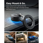 Spigen automobilinis laikiklis MFT36 MagSafe prietaisų skydeliui / priekiniam stiklui, juodas