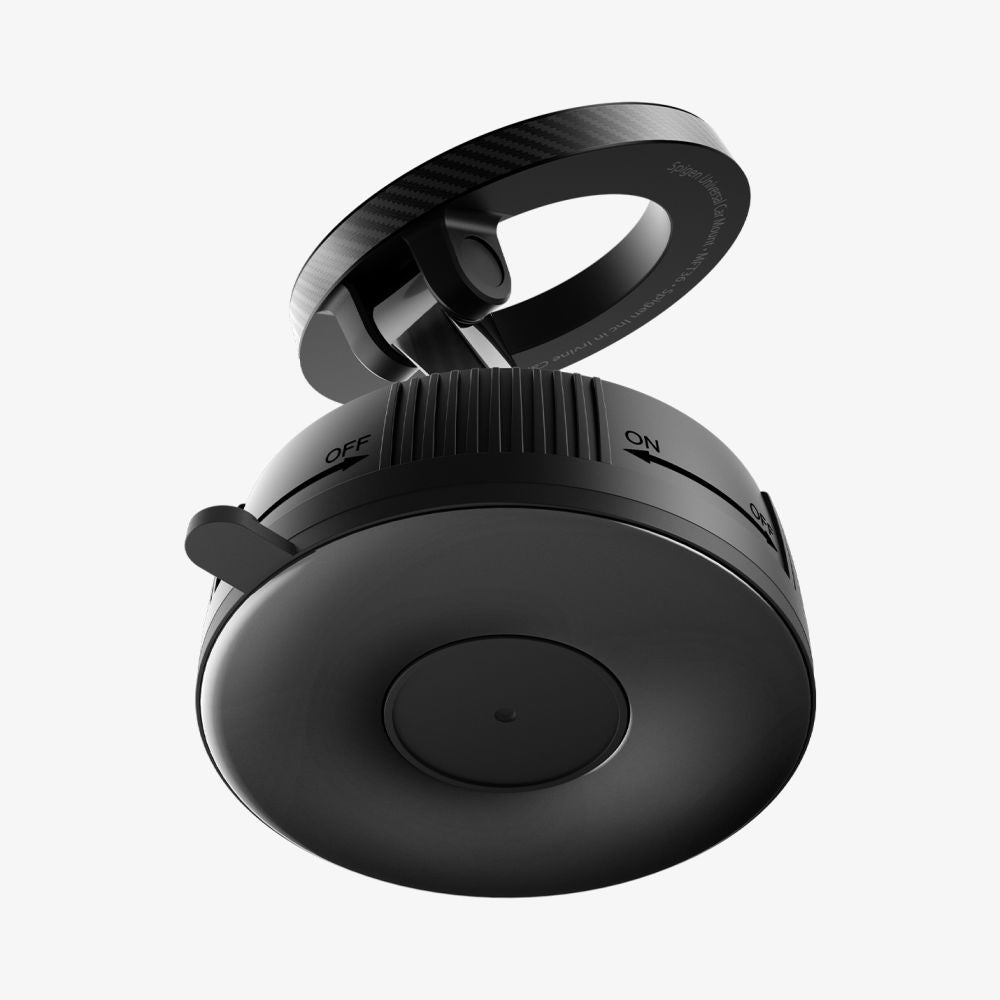 Spigen automobilinis laikiklis MFT36 MagSafe prietaisų skydeliui / priekiniam stiklui, juodas
